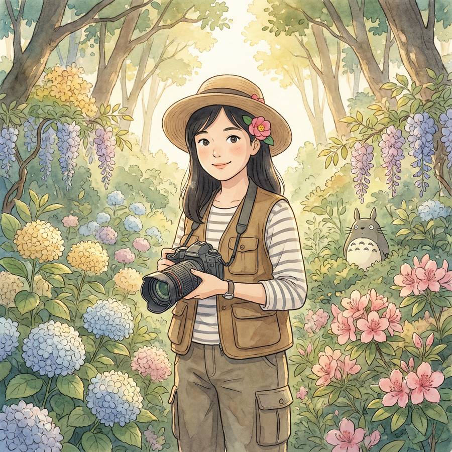 小马拉大车植物摄影师林雨薇